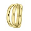 Gerecycled stalen 18 karaat goldplated ring aglae (1064335)