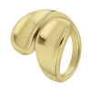 Stalen 18 karaat goldplated ring Noemie (1064419)