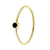 Ring aus 585 Gelbgold mit schwarzem Spinell Edelstein (1064766)