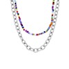 Silberfarbene Bijoux-Halsketten (1066235)