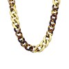 Goldfarbene Bijoux-Halskette, mit Leopardenmuster (1066309)