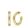 Goudkleurige bijoux oorringen bewerkt (1066331)