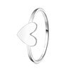 Gerecycleerd zilveren ring hart (1066470)