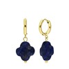 Ohrringe aus vergoldetem Edelstahl mit Lapis-Lazuli-Anhänger (1066704)