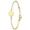 Stalen goldplated armband met ster (1066852)