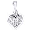 Zilveren ashanger hart met zirkonia (1025962)