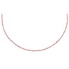 Gerecycled just.d stalen ketting roseplated (1028449)