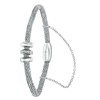 Armband aus Edelstahl/Mesh mit Kristall (1033713)