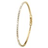 Goldplated armband white crystals (1036244)