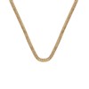 Gerecycled stalen ketting mesh goldplated (1041147)