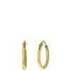 Silberne Ohrringe, vergoldet, 12 mm (1041403)