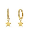 Ohrringe, 925 Silber, vergoldet, Stern der Galaxis (1041591)