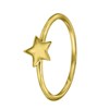 Ring, 925 Silber, vergoldet, Stern der Galaxis (1042152)