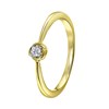 14 Karaat geelgouden ring met diamant 0,05ct (1043115)