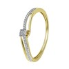 Ring, 585 Gelbgold, mit Diamant (1043131)