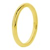 Gerecycled stalen ring goldplated (1043407)