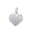 Zilveren hanger graveerplaat hart (1043490)