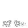 Zilveren kinderoorbellen paard (1044216)