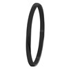 Gerecycled stalen armband bangle blackplated (1044610)