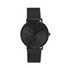 Regal horloge met zwartkleurige mesh band (1045080)
