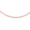 Halskette aus 375 Gold mit Gourmetglied, rosa (1047295)