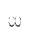 Ohrringe aus 925 Silber, Bali, 12 mm (1047430)
