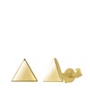 Dreieckige Ohrringe aus 585 Gelbgold, 6 mm (1048240)