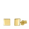 Quadratische Ohrringe aus 585 Gelbgold, 4 mm (1048241)