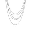 Byoux multi zilverkleurige ketting (1048257)