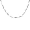 Zilveren ketting mat/glans met zirkonia (1048551)