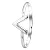 Zilveren ring V rhodiumplated (1048828)