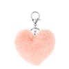 Byoux sleutelhanger fluffy hart roze (1050295)