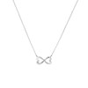 Zilveren ketting&hanger infinity/hart (1051931)