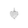 Zilveren hanger graveerplaat hart (1052178)