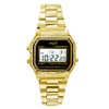 Regal digitaal horloge met een goudkleurige band (1052941)