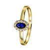 Ovaler Ring aus 585 Gold mit Zirkonia (1055108)