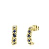 14 karaat gouden oorbellen met saffier (1055112)