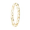 Goudkleurige byoux ring gedraaid (1055301)