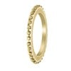 Goudkleurige bijoux ring puntjes (1055317)