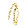Goudkleurige byoux ring met steentjes (1055329)