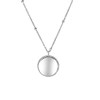 Zilveren ketting&hanger graveerdisc (1055522)