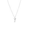 Zilveren ketting&hanger sleutel/hart (1055673)