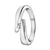 Ring, 925 Silber, matt/glänzend, mit Zirkonia (1056040)