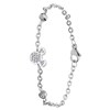 Stalen armband Mickey Mouse met wit kristal (1068034)