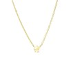 Stalen goldplated ketting met love Mickey Mouse (1068055)
