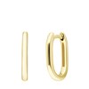375 Gold Ohrringe Büroklammer 10 mm (1068058)