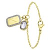 Guess goldplated stalen armband CRYSTAL TAG (1067939)