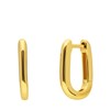 Ovale Ohrringe aus 925 Silber, vergoldet (1068162)