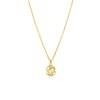 Gerecycled goldplated stalen collier mattenklopper (1068460)