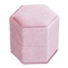Vintage doosje roze hexagon (1067956)